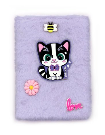 Cuaderno chimola A5 TEDY CAT 80 hojas RAYADAS tapa dura