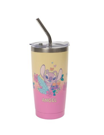 VASO TERMICO DISNEY STITCH ACERO INOXIDABLE 600 ML