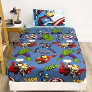 SÁBANA PIÑATA CAPITAN AMÉRICA 
1 1/2 PLAZAS