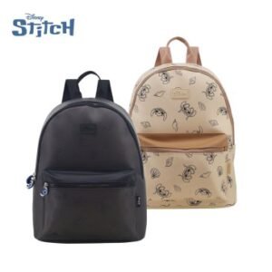 MOCHILA STITCH ECO CUERO DISNEY BEIGE