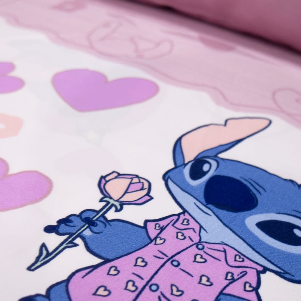 SÁBANA PIÑATA STITCH 1 1/2 PLAZAS INCLUYE SÁBANA AJUSTABLE, SÁBANA SUPERIOR Y FUNDA DE ALMOHADA - Imagen 3
