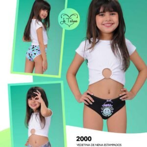 VEDETINAS JE TAIME NENA ALGODÓN Y LYCRA PACK X3 HAPPY MOOD