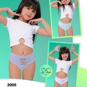 VEDETINAS JE TAIME NENA ALGODÓN Y LYCRA PACK X3 SPACE
