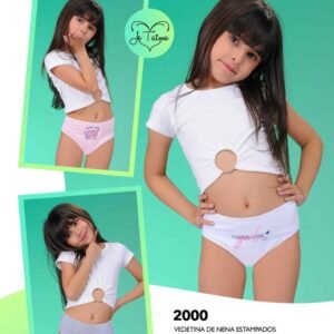 VEDETINAS JE TAIME NENA ALGODÓN Y LYCRA PACK X3 SUPER COOL